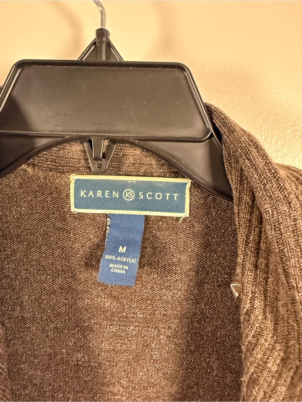 Scott Brown Ruffle-Front Open Cardigan - Picture 2 of 6